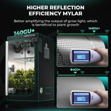 Mars Hydro 4' x 8' x 6' 8" (120cm x 240cm x 200cm) Indoor Grow Tent