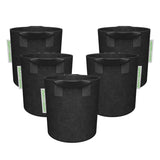 Mars Hydro 5 Gallon Black Fabric Grow Bag w/ Handles - 5-Pack