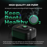 Mars Hydro 5-Gallon Deep Water Culture Hydroponic System Kit w/ 2