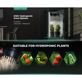 Mars Hydro 5-Gallon Deep Water Culture Hydroponic System Kit w/ 2