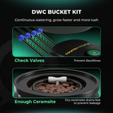 Mars Hydro 5-Gallon Deep Water Culture Hydroponic System Kit w/ 2