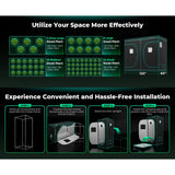 Mars Hydro 5' x 10' x 6' 8" (150cm x 300cm x 200cm) Indoor Grow Tent