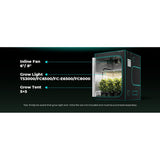 Mars Hydro 5' x 5' x 6' 8" (150cm x 150cm x 200cm) Indoor Grow Tent