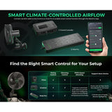 Mars Hydro 6" Auto-Oscillating Clip Fan
