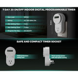 Mars Hydro 7-Day Programmable Digital Timer