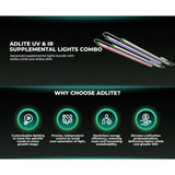 Mars Hydro ADLite UV 27W + IR 15W Supplemental LED Grow Light Bars