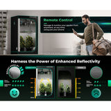 Mars Hydro FC-E3000 LED Grow Light + 3' x 3' Grow Tent + iFresh Inline