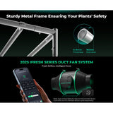Mars Hydro FC-E3000 LED Grow Light + 3' x 3' Grow Tent + iFresh Inline