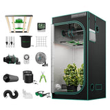 Mars Hydro FC 3000-EVO LED Grow Light + 3' x 3' Grow Tent + Inline Fan Combo with Speed Controller