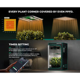Mars Hydro FC3000 Bridgelux 3x3 iFresh Grow Tent Kit