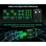 Mars Hydro FC3000 Bridgelux 3x3 iFresh Grow Tent Kit