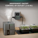 Mars Hydro iTime 2-in-1 Dual Outlet Smart Timer w/ App Control