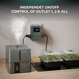 Mars Hydro iTime 2-in-1  Dual Outlet Smart Timer with App Control and Custom Scheduling