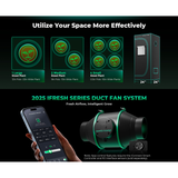Mars Hydro TS 600 LED Grow Light + 2' x 2' Grow Tent + Inline Fan