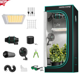 Mars Hydro TS 600 LED Grow Light + 2' x 2' Grow Tent + Inline Fan