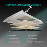 Mars Hydro TS 600 LED Grow Light + 2' x 2' Grow Tent + Inline Fan