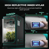 Mars Hydro 5' x 5' x 6' 8" (150cm x 150cm x 200cm) Indoor Grow Tent