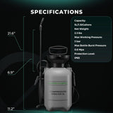 Mars Hydro 1.35 Gallon Pump Pressure Sprayer