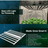 Medic Grow Smart 8 760W Full Spectrum LED Grow Light