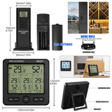 Multifunction Wireless Thermometer/Hygrometer with Three Remote Sensors