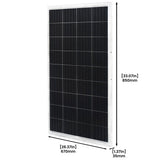 Nature's Generator 200W Rigid Solar Panels w/ cable and connector