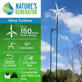 Nature's Generator 150W Wind Turbine