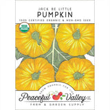 Jack Be Little Pumpkin Seeds (Organic)