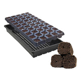 OrganiPlug Seed & Cutting Plugs - Pre-Filled Tray w/ 50 Plugs - Single, Case, and Pallet