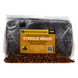 Redwood Mushroom Supply – Sterilized Red Milo Sorghum Bag Retail Box