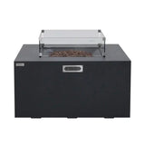 Elementi Rocky Fire Table With Propane Tank Drawer OFG310