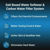 RKIN - Salt Based Water Softener and Whole House Carbon Filter System
