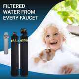 Salt-Free Water Conditioner and Well Water Filter Combo