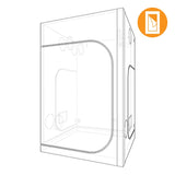 Secret Jardin Dark Room 150 v4.0 5' x 5' x 8'6" Indoor Grow Tent