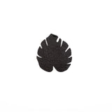 Kostr™ - Double sided leaf-shaped plant pot coaster - Cork + Pineapple leather