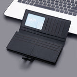Snap Wallet Men's Long Button Trend Brand Wallet College Student Niche Design Wallet Large Capacity Men's And Women's