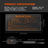 Spider Farmer 10" x 20.75" Seedling Heat Mat & Controller Set