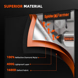 Spider Farmer 100 x 100 x 200cm Indoor Grow Tent, 1680D Hydroponic Plant Room