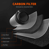 Spider Farmer 4" Incline Air Carbon Filter
