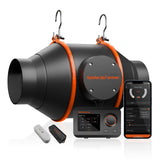 Spider Farmer 4" Inline Duct Fan w/ Temperature & Humidity Controller