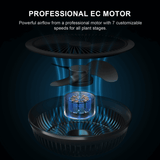Spider Farmer 6" Clip Fan, 10-Speed with Wide-Angle Oscillation
