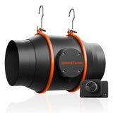 Spider Farmer 6" Inline Duct Fan w/ Speed Controller