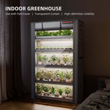 Spider Farmer 6 Tier Plant Stand + 10 x 22W LED Lights Bars + 1' 4"