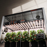 Spider Farmer G1000W x 2 LED Grow Lights + 5' x 10' Grow Tent + 6"