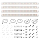 Spider Farmer GlowBar 1FT Full Spectrum LED Strips, 40W 4-Pack
