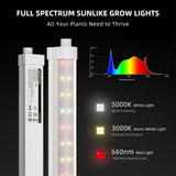 Spider Farmer GlowBar 2FT Full Spectrum LED Strips, 80W 4-Pack