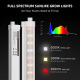 Spider Farmer GlowBar Pro 3FT Dimmable Full Spectrum LED Strips, 200W 8-Pack