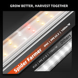 Spider Farmer GlowBar Pro 3FT Dimmable Full Spectrum LED Strips, 200W 8-Pack