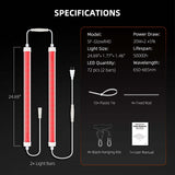 Spider Farmer GlowR40 40W 660nm Supplemental Deep Red LED Grow Light