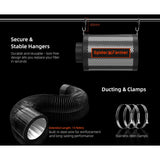 Spider Farmer Grow Kit 4" Inline Fan & Carbon Filter Combo