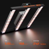 Spider Farmer SE1500 150W Dimmable Full Spectrum LED Grow Light